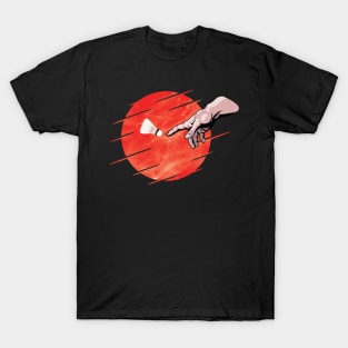 Badminton is awesome ! -  Red design T-Shirt